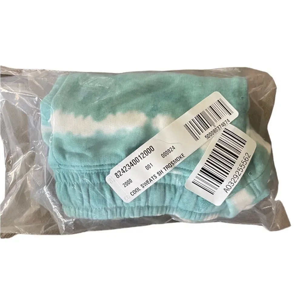 Baby Gap toddler‎ sweat shorts tie dye turquoise & white sz 2T still in bag